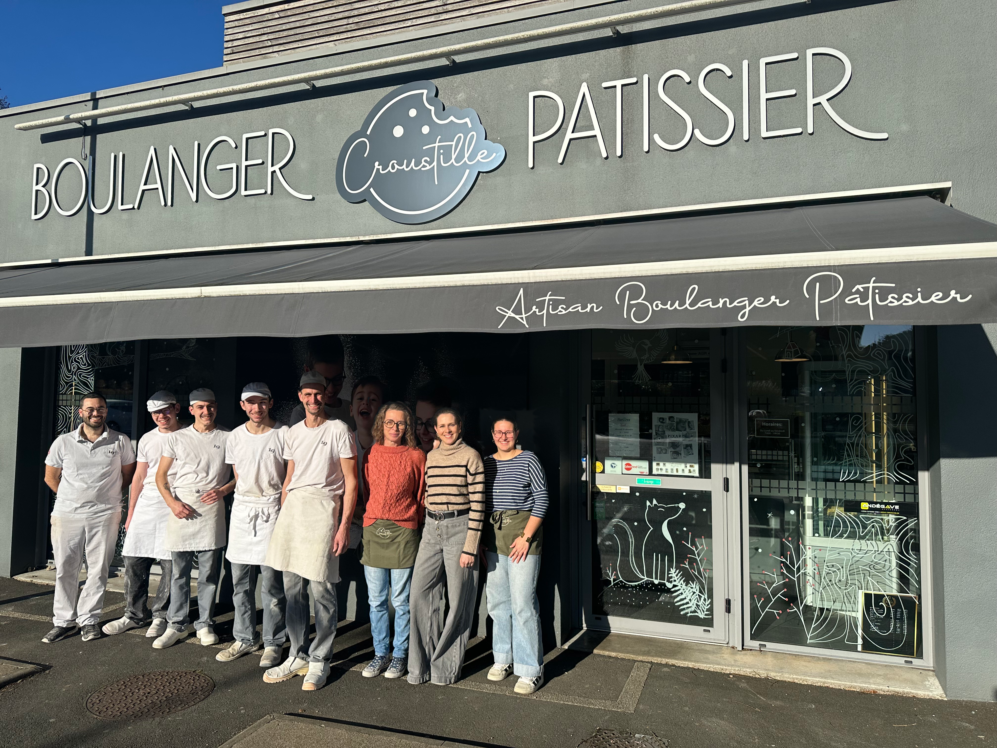Photo équipe boulangerie Croustille